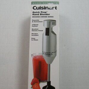 New Cuisinart Quick Prep Hand Blender Chrome